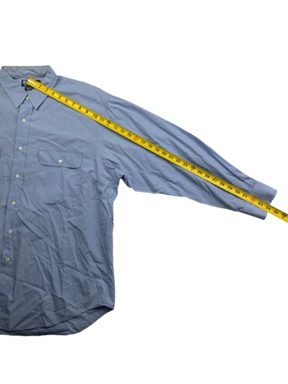 Polo Ralph Lauren Men's Whitfield Work Shirt Light Blue • 16.5 | 34/35